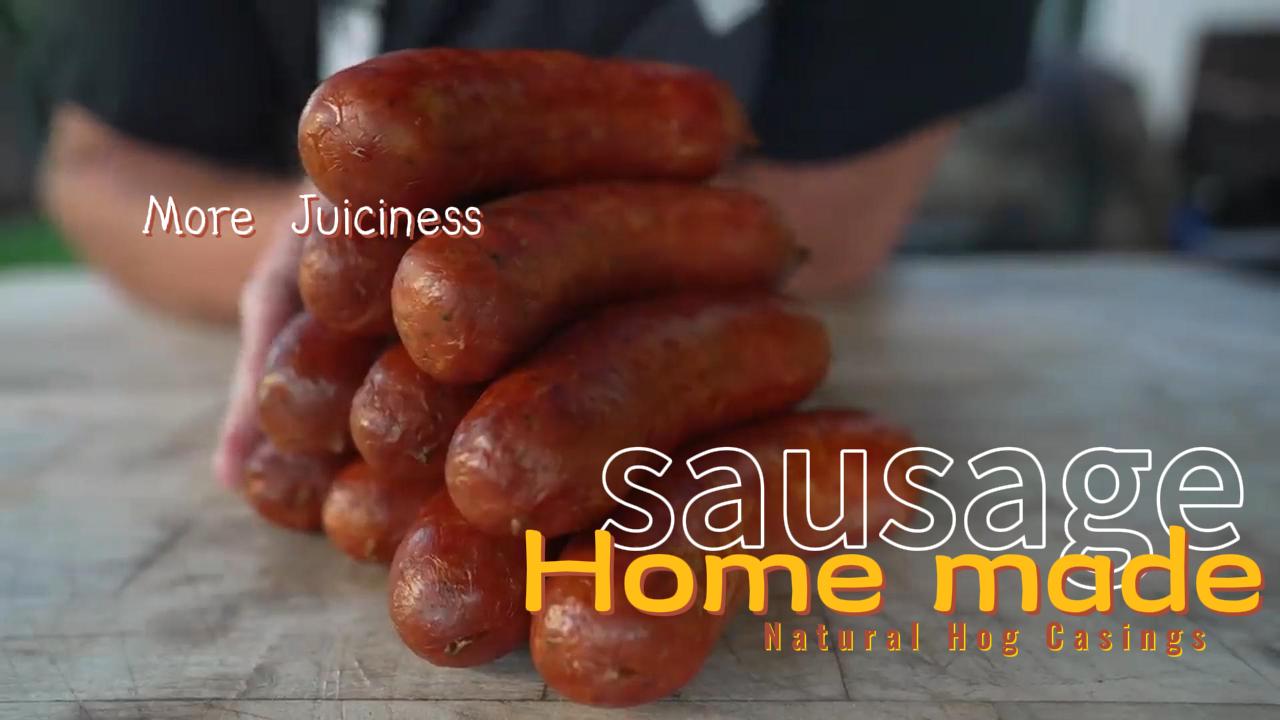 Load video: Natural Hog Casings